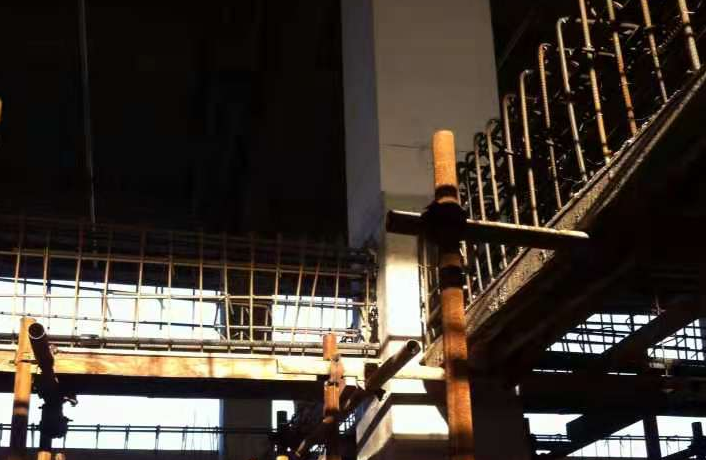 漳州一厂房梁柱截面加大施工